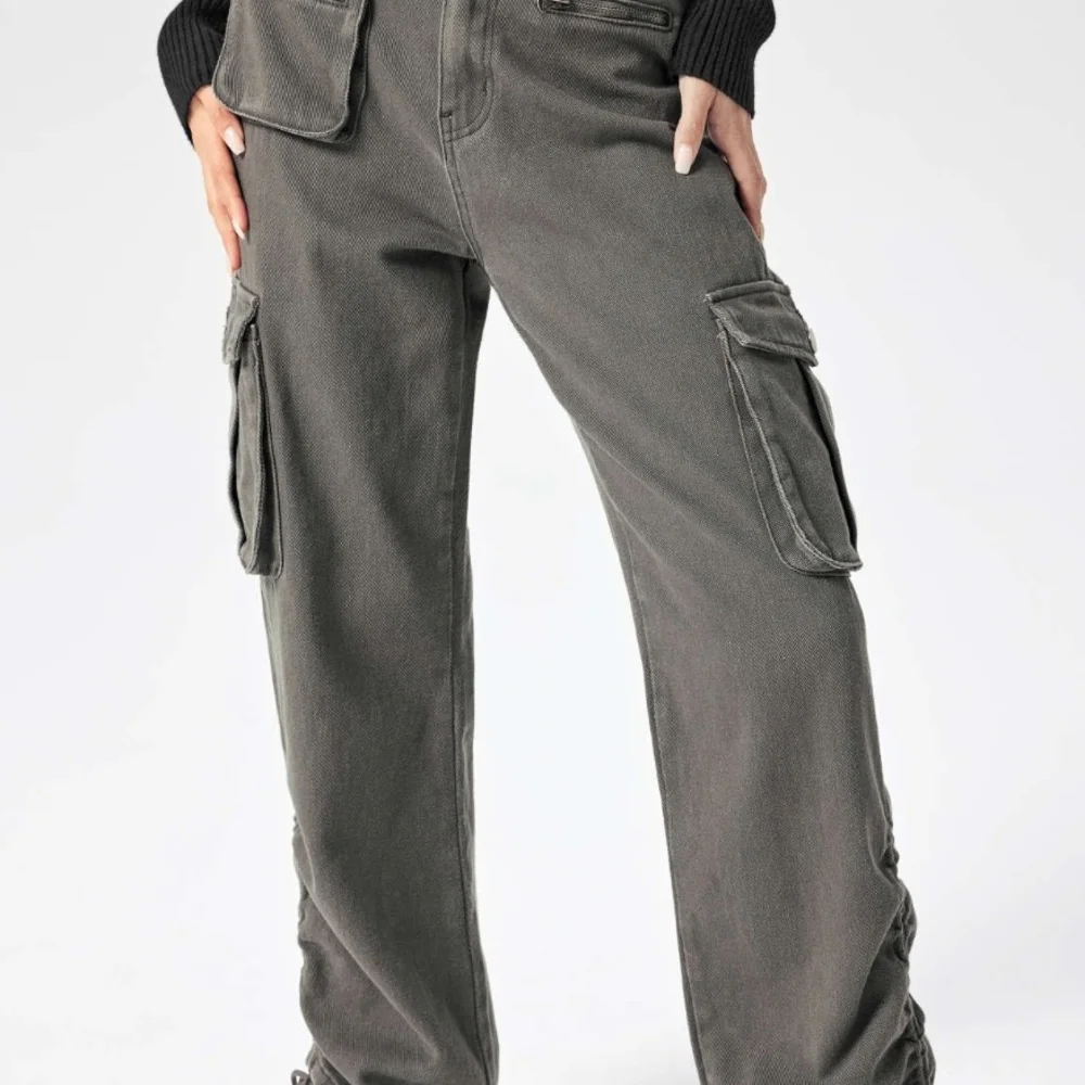 Cider Sz M NWT - Gray Cargo Pants with Sturdy Material and Straight Fit - Picture 11 of 13
